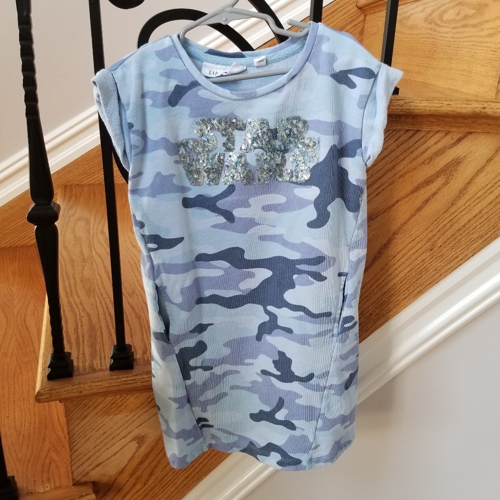 Gap terry camo dress/tunic